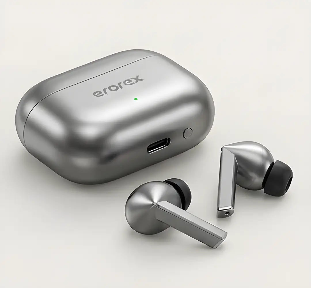 Title: Erorex AirPods E-5 Pro Wireless Earbuds | Premium HD Sound | Bluetooth 5.3 | ENC Noise Reduction